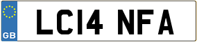 Truck License Plate